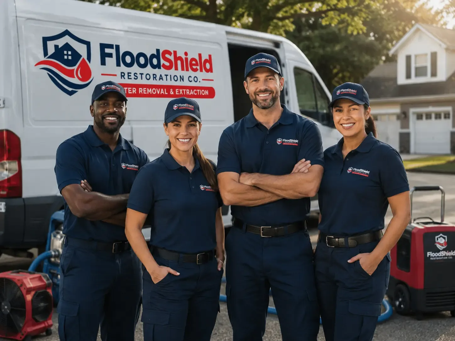 Flood Damage Restoration company in Line Lexington, PA